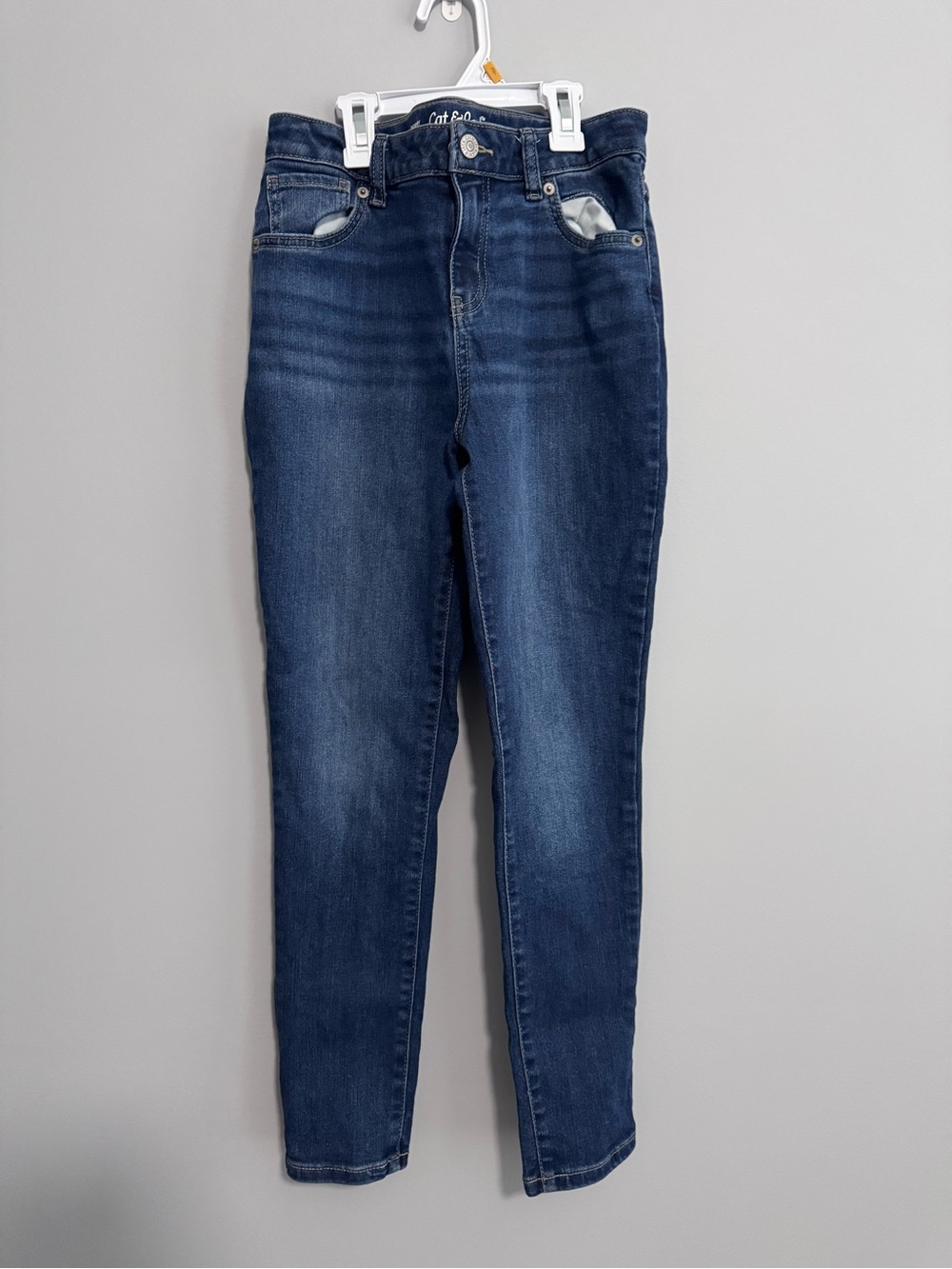 Cat & Jack girls Dark Blue Skinny Jeans